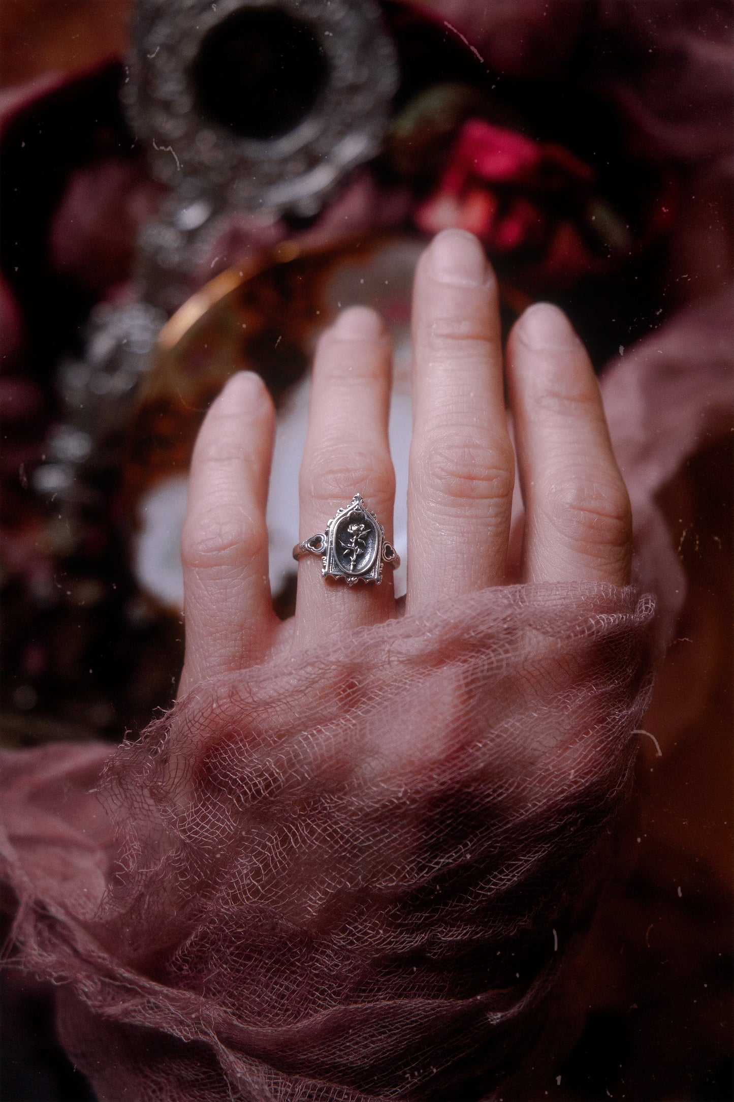 PRE-ORDER: The "Lenore's Tomb” Curio Ring