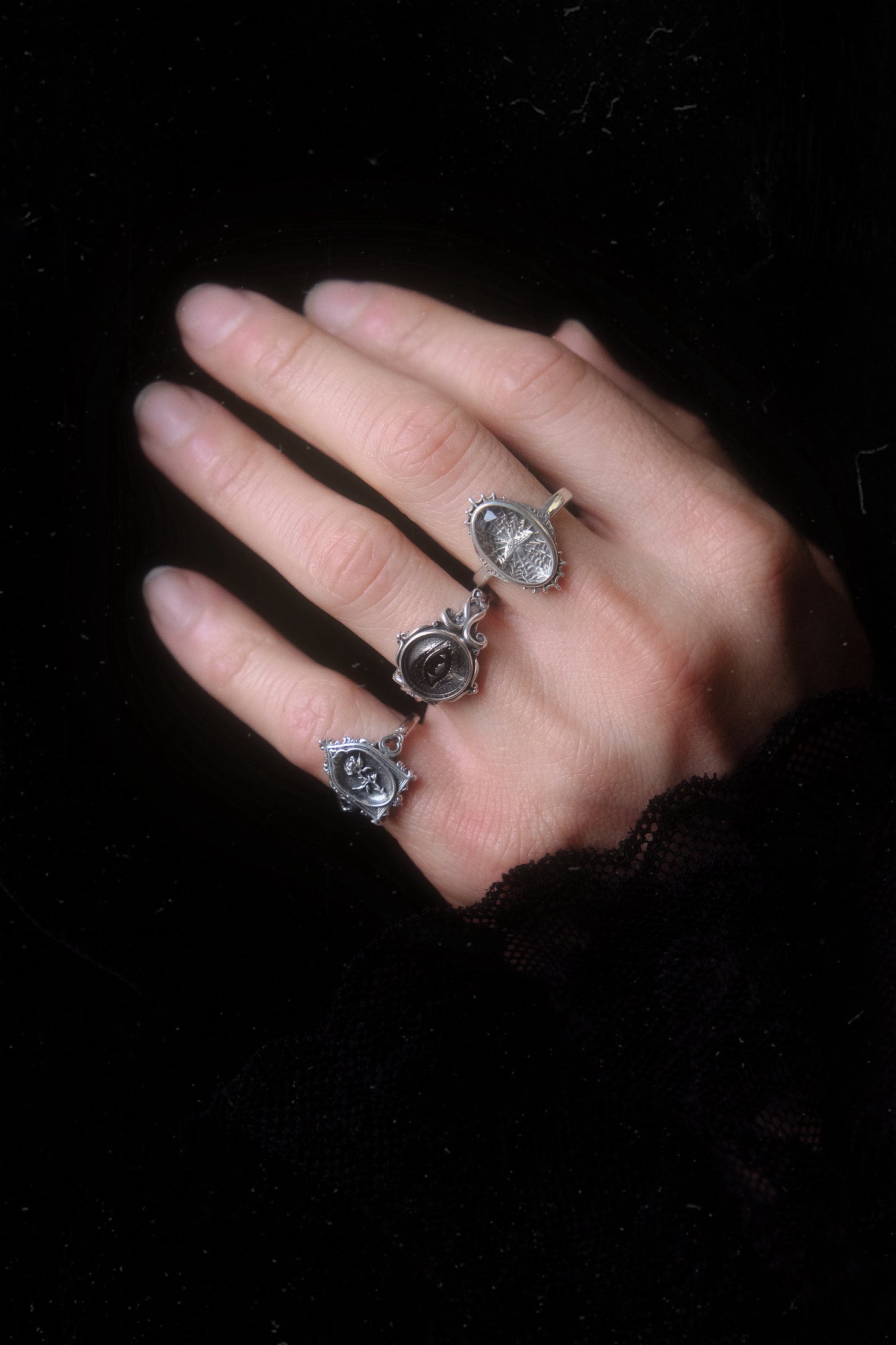 PRE-ORDER: The "Lenore's Tomb” Curio Ring