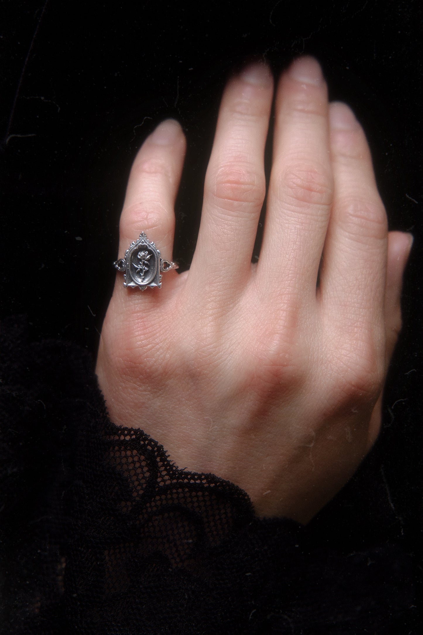 PRE-ORDER: The "Lenore's Tomb” Curio Ring