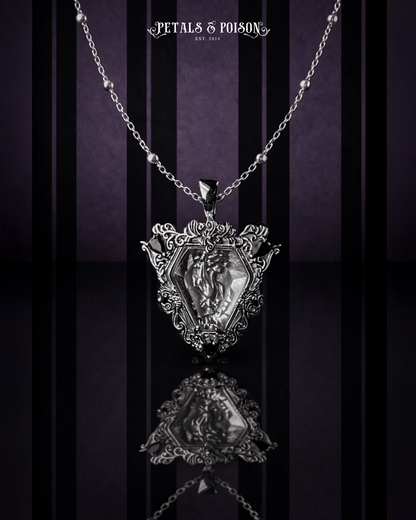 The Glass Casket "Mourning Hand" Necklace