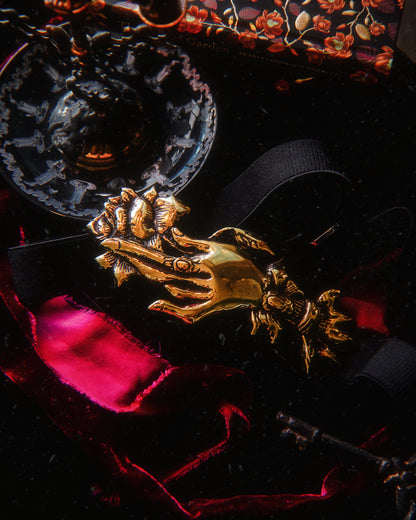 The "Lucerna: Mourning Hand” Belt Buckle