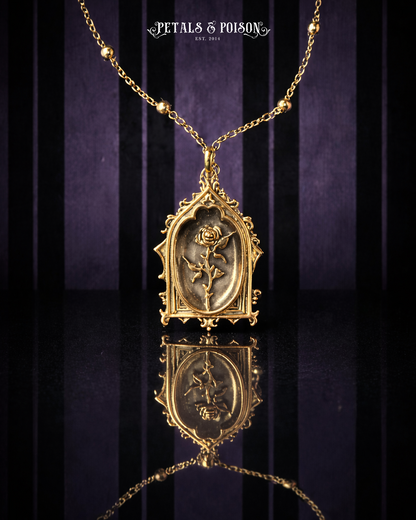 The GOLD "Lenore's Tomb” Curio Necklace
