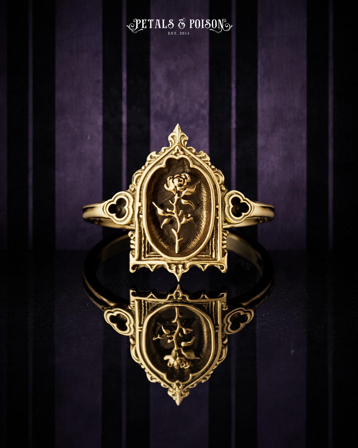 The GOLD "Lenore's Tomb” Curio Ring