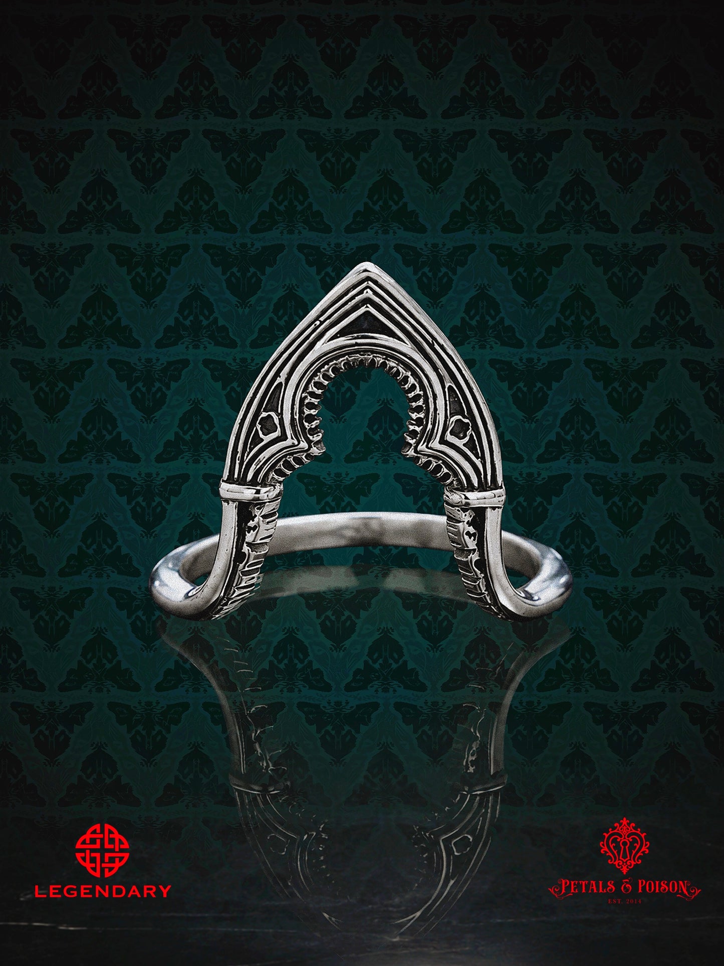 CRIMSON PEAK™ The "Sharpe Arch" Stacking Ring
