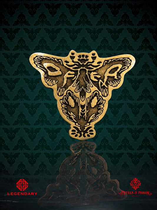 GOLD CRIMSON PEAK™ Lucille's Moth Brooch