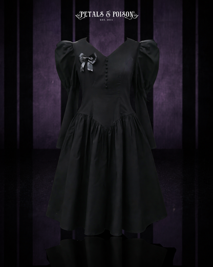ARCHIVE: The "Malvolia" Dress in MANSION BLACK