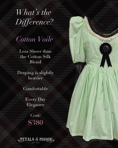 The "Baudelaire" Dress in ASHEN MINT