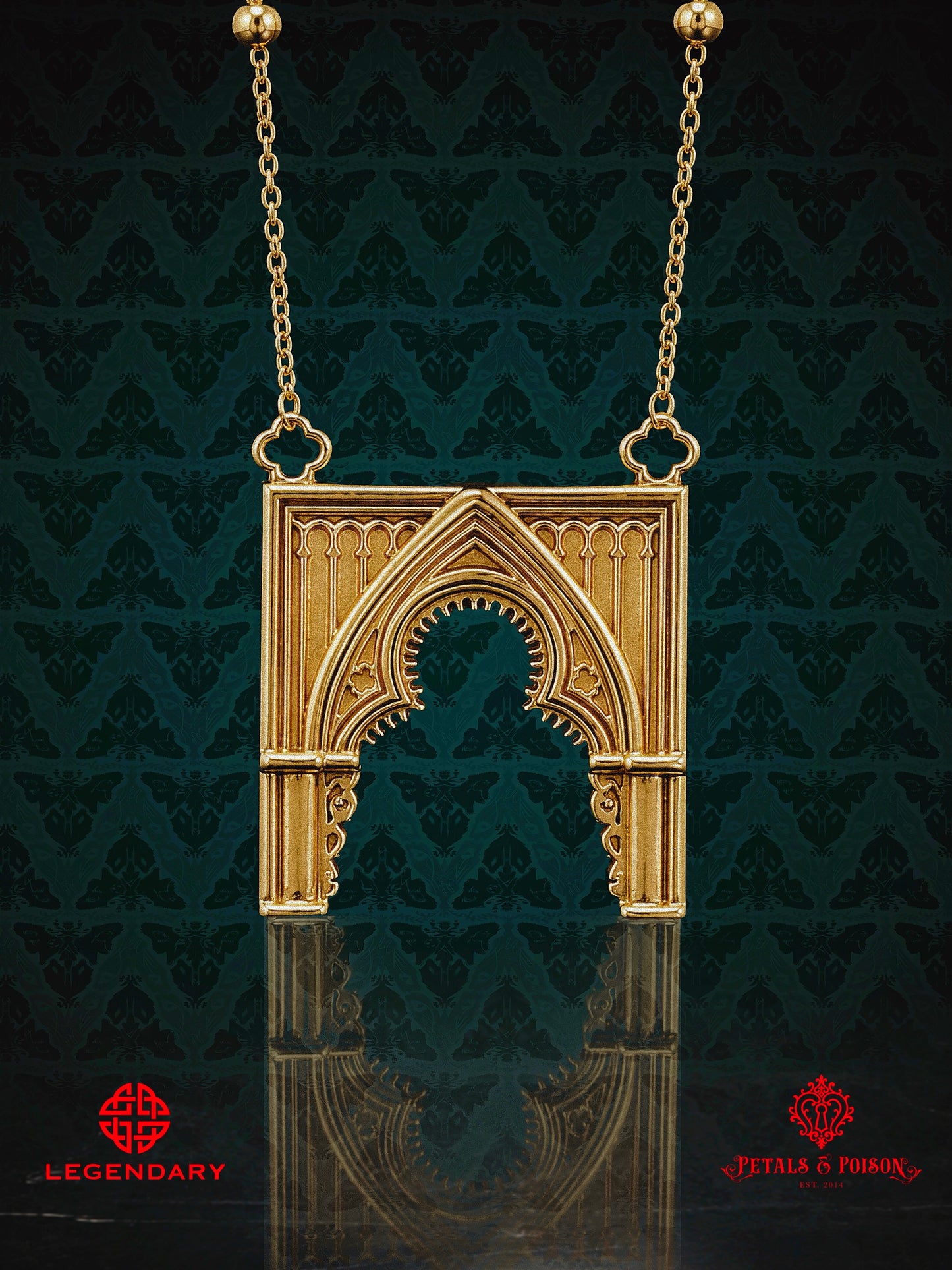 GOLD CRIMSON PEAK™ The "Allerdale Arches" Necklace