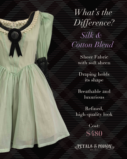 The "Baudelaire" Dress in ASHEN MINT