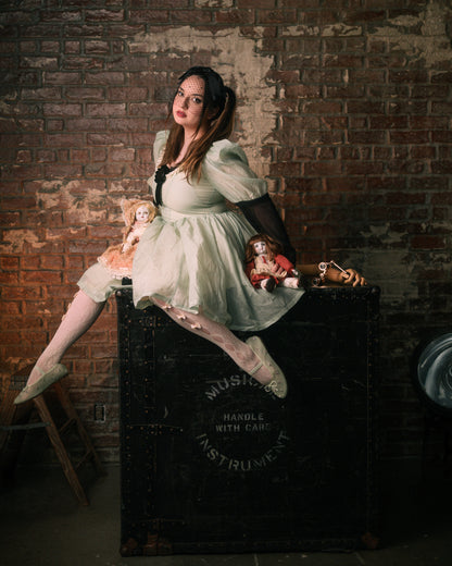 The "Baudelaire" Dress in ASHEN MINT