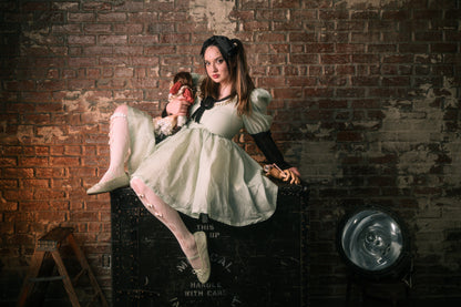 The "Baudelaire" Dress in ASHEN MINT