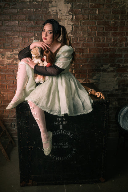 The "Baudelaire" Dress in ASHEN MINT