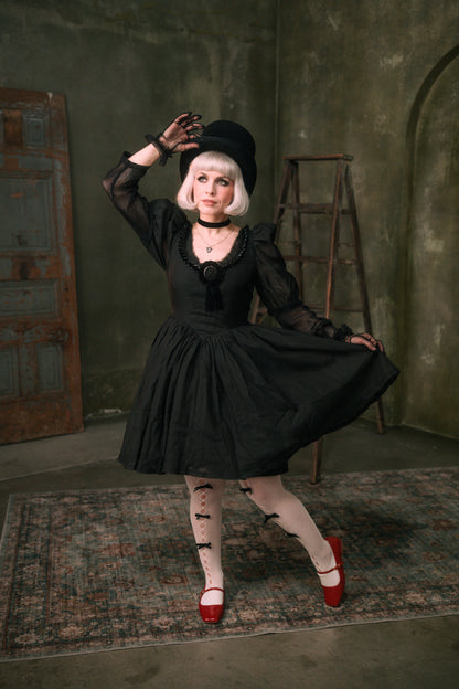 The "Baudelaire" Dress in MANSION BLACK