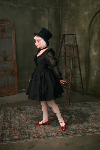 The "Baudelaire" Dress in MANSION BLACK