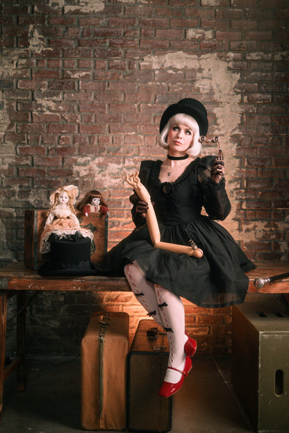 The "Baudelaire" Dress in MANSION BLACK