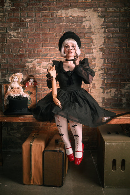 The "Baudelaire" Dress in MANSION BLACK