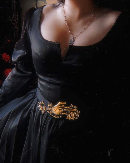 The "Lucerna: Mourning Hand” Belt Buckle