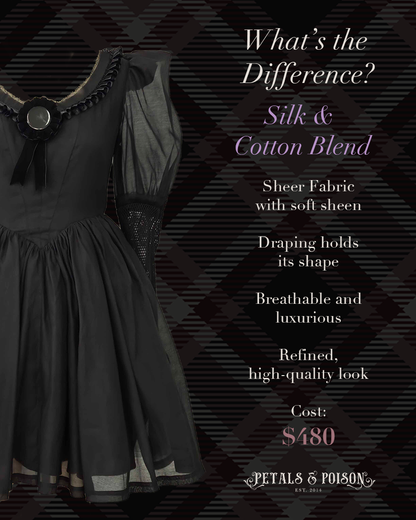 The "Baudelaire" Dress in MANSION BLACK