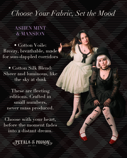 The "Baudelaire" Dress in ASHEN MINT