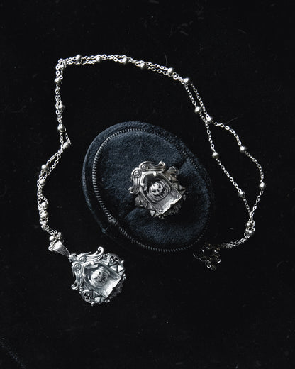 The "Sleepy Hollow” Glass Casket Ring