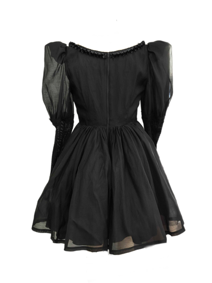 The "Baudelaire" Dress in MANSION BLACK