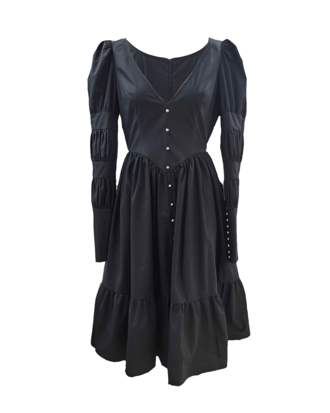 The "October" Dress in MANSION BLACK