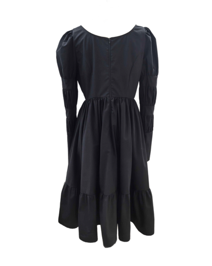 The "October" Dress in MANSION BLACK