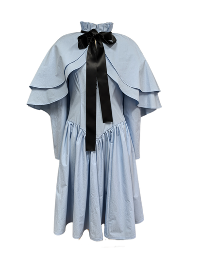 ARCHIVE: The "Malvolia" Capelet in WONDERLAND BLUE
