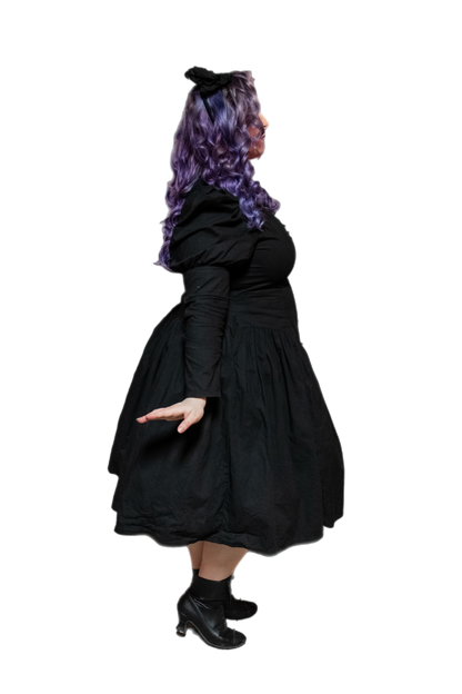 ARCHIVE: The "Malvolia" Dress in MANSION BLACK