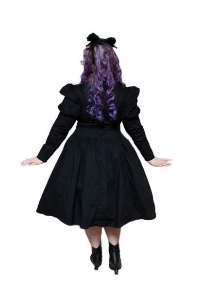 ARCHIVE: The "Malvolia" Dress in MANSION BLACK