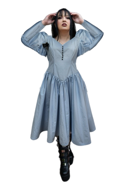 ARCHIVE: The "Malvolia" Dress in WONDERLAND BLUE