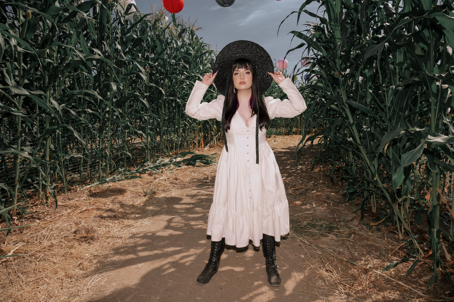 The "October" Dress in ANTIQUE CREAM