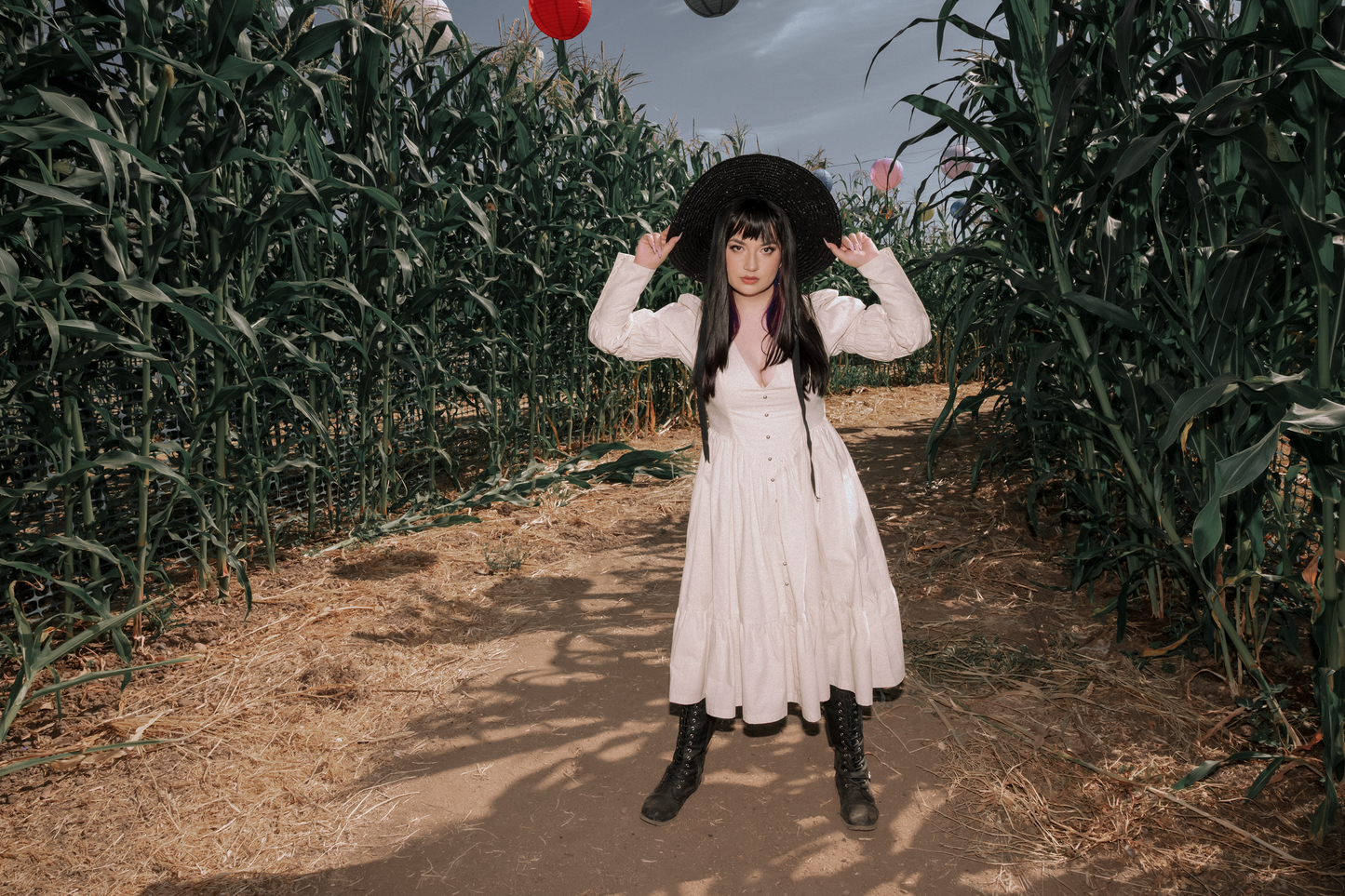 The "October" Dress in ANTIQUE CREAM