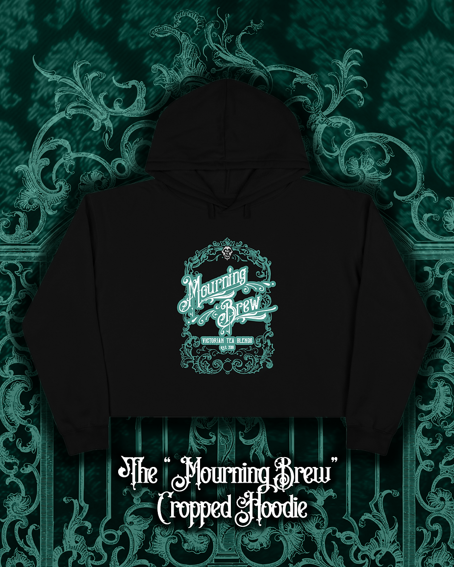 The "Mourning Brew" Crop Hoodie