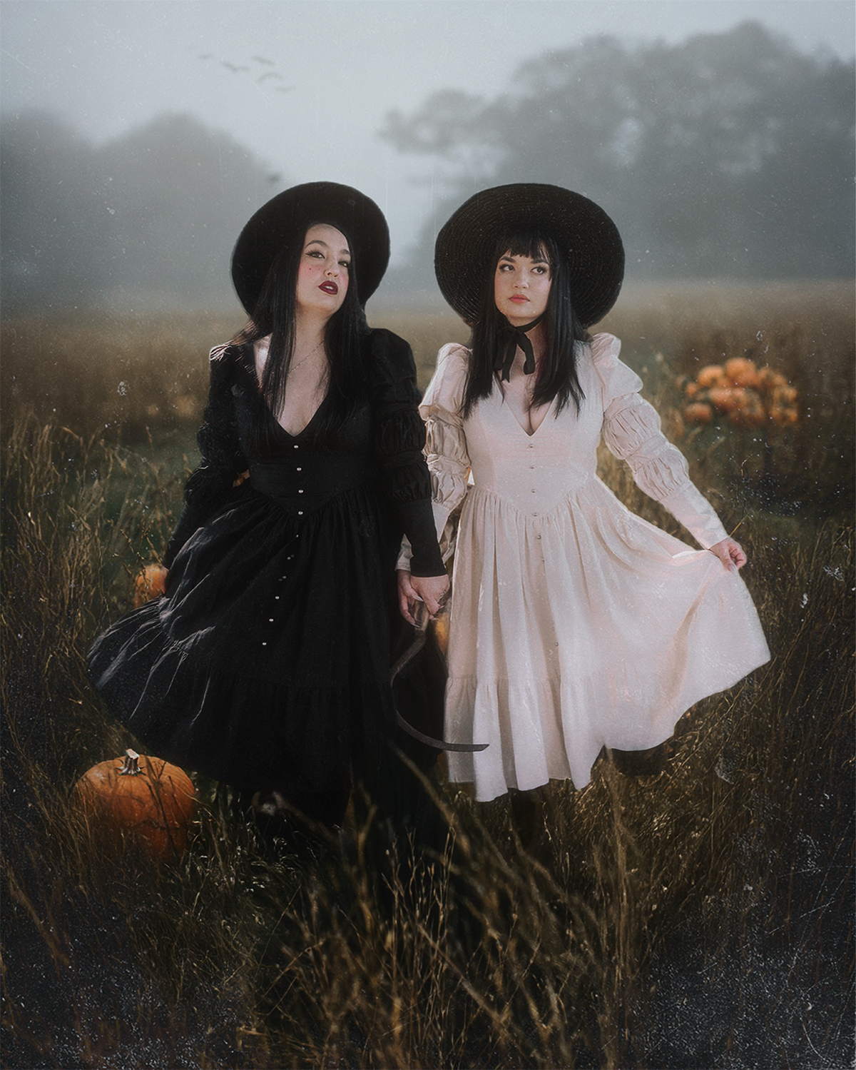 The "October" Dress in MANSION BLACK