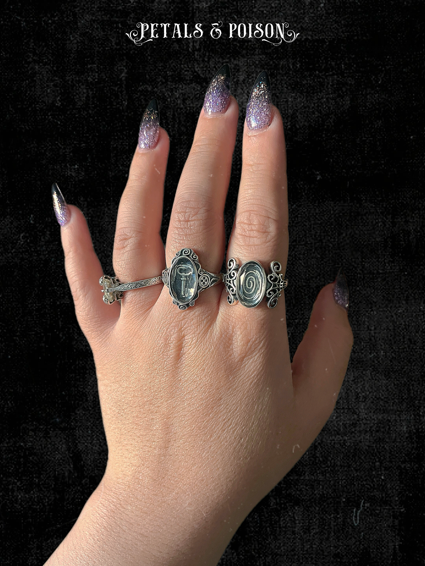 The GOLD "September's Key" Ring