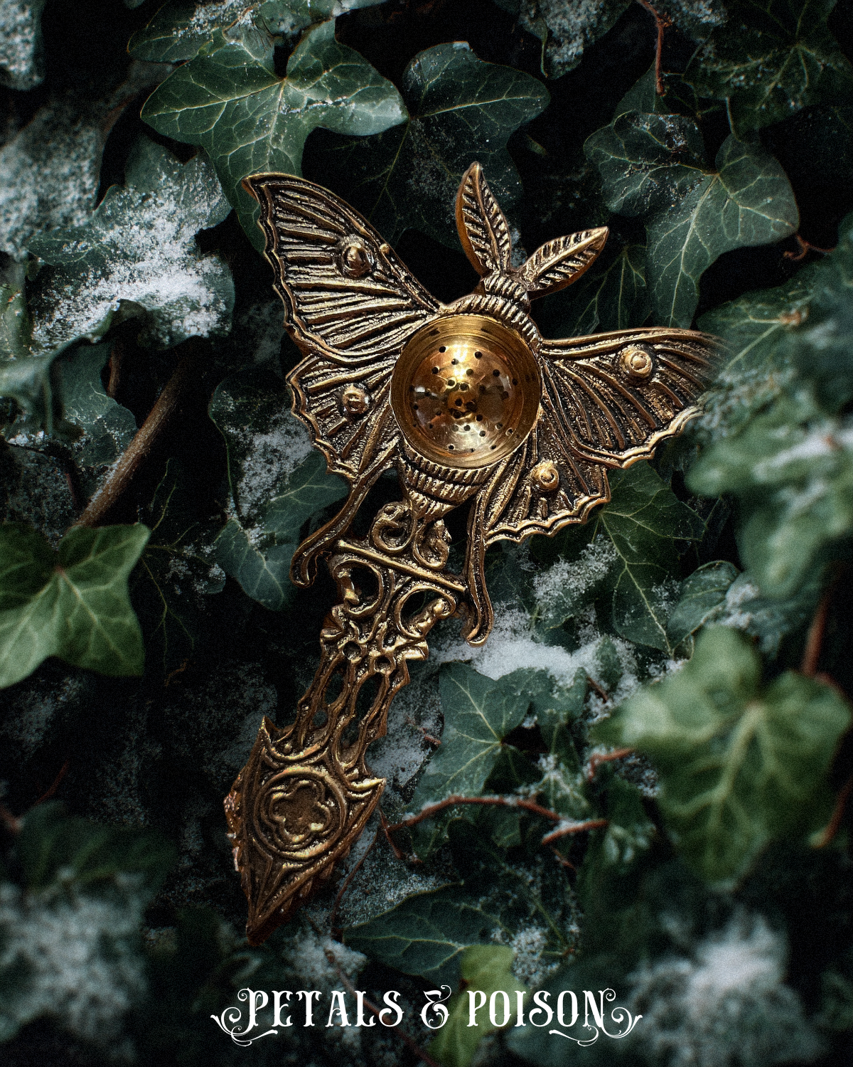 The "Labyrinthine Moth" Tea Strainer