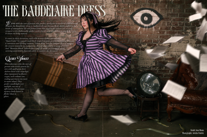 The "Baudelaire" Dress in QUIET VIOLET