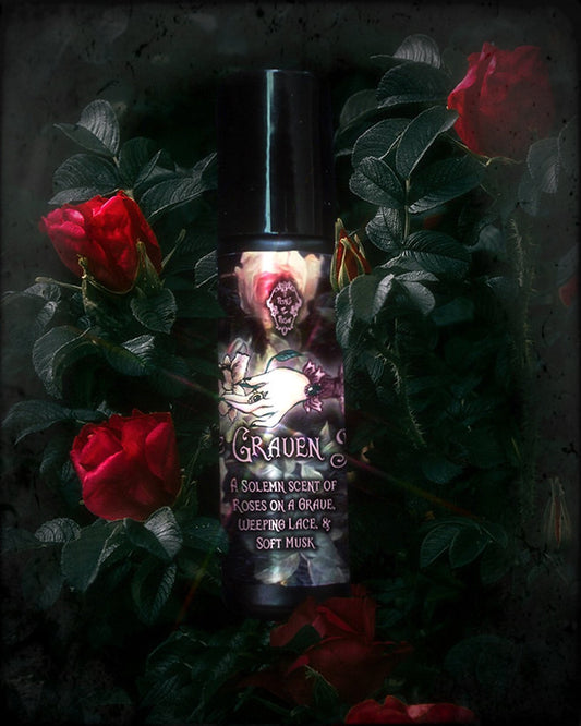 The "Graven Rose" Roll On Perfume 🥀🕯