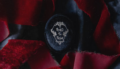 The "Mourning Hand" Glass Casket Ring