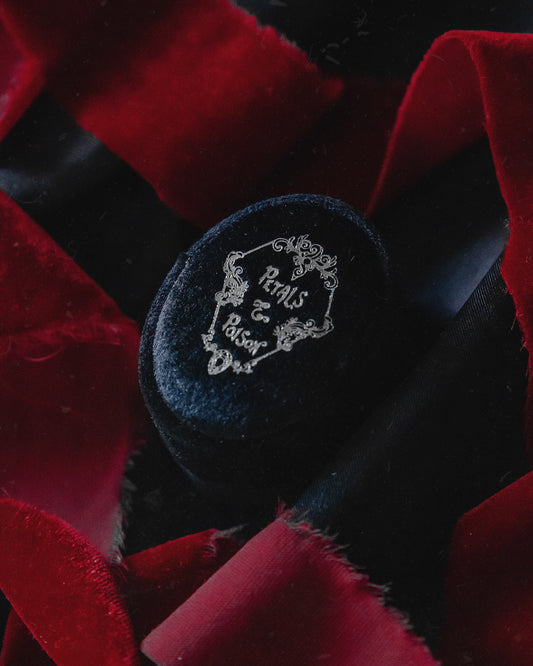 Black Velvet Ring Box